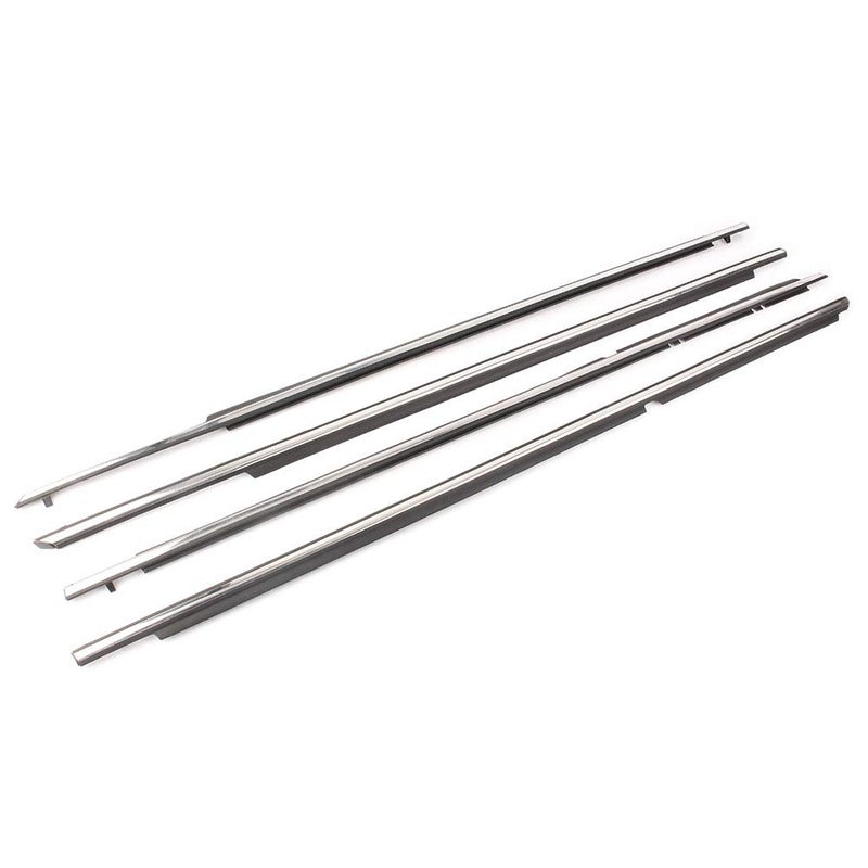 GZYF 4PCS Weatherstrips,Window Moulding Trim Seal Belt Weather Stripping for Toyota Camry 2007 2008 2009 2010 2011,Chrome - Image 1